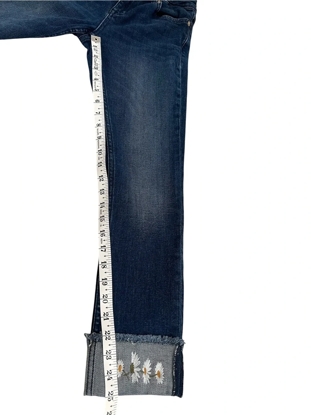 Ted Baker Pralina Embroidered Crop Jeans